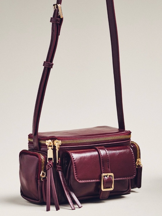 Anthropologie Handbags - Anthropologie Multi Pocket Cargo Crossbody Bag